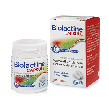 BIOLACTINE FERMENTI + VITAMINE 20 CAPSULE - Metafarm