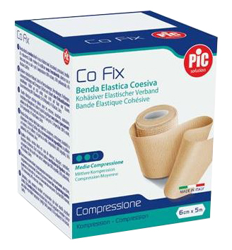 BENDA ELASTICA PIC CO FIX AUTOADESIVA 12X5CM MEDIUM - Metafarm