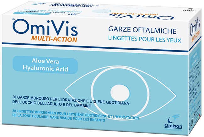 GARZE OFTALMICHE OMIVIS 20 PEZZI - Metafarm