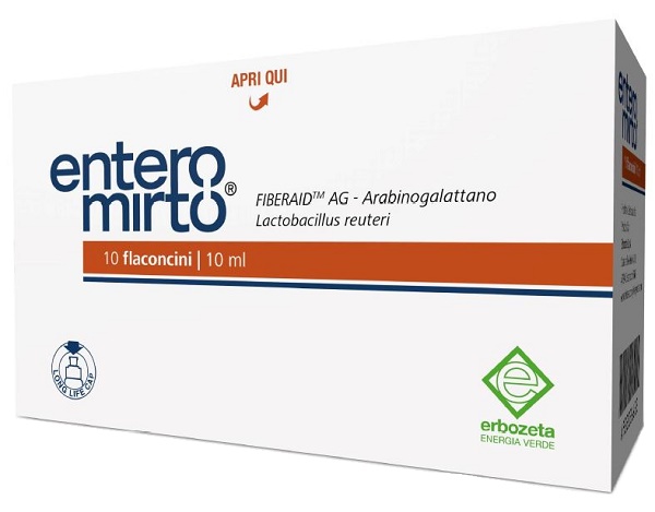 ENTERO MIRTO 10 FLACONCINI DA 10 ML - Metafarm