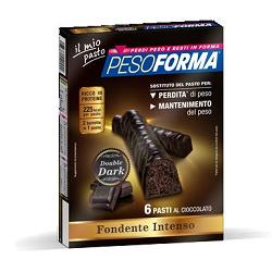 PESOFORMA BARRETTA DOUBLE DARK 6 PASTI 12 X 31 G - Metafarm
