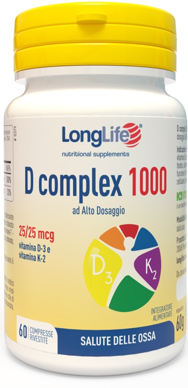 LONGLIFE D COMPLEX 1000 60 COMPRESSE - Metafarm