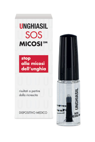 ANTIMICOTICO UNGHIASIL SOS MICOSI IN FLACONE DI VETRO 5 ML CON PENNELLO APPLICATORE + ASTUCCIO - Metafarm