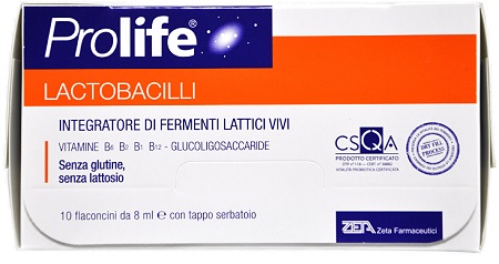 PROLIFE LACTOBACILLI 10 FLACONCINI 8 ML - Metafarm