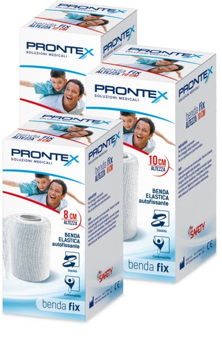 BENDA ELASTICA PRONTEX FIX AUTOFISSANTE 12 CM DI ALTEZZA PER4 METRI IN ESTENSIONE 1 PEZZO - Metafarm