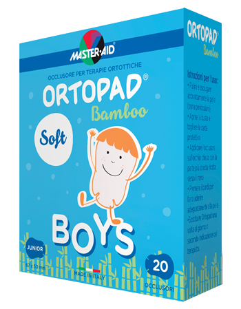 CEROTTO OCULARE PER ORTOTTICA ORTOPAD SOFT BOYS JUNIOR 20 PEZZI - Metafarm