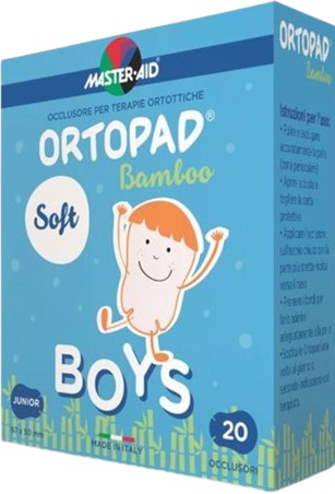 CEROTTO OCULARE PER ORTOTTICA ORTOPAD SOFT BOYS REGULAR 20 PEZZI - Metafarm