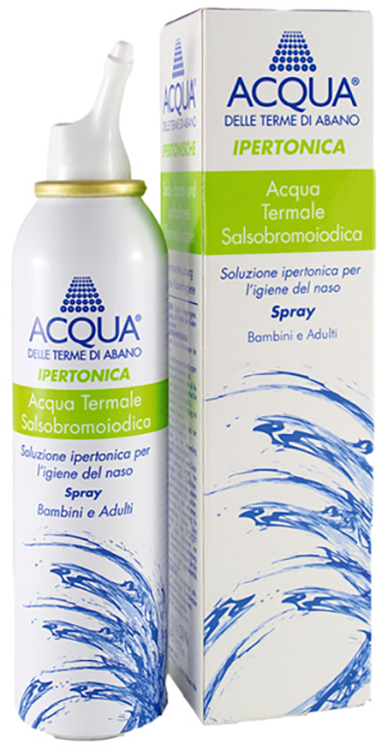 ACQUA DELLE TERME DI ABANO IPERTONICA SPRAY IRRIGAZIONE NASALE 125 ML - Metafarm