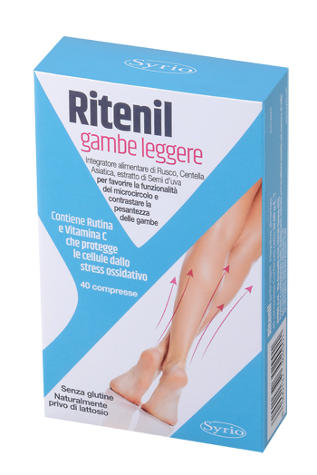 RITENIL GAMBE LEGGERE 40 COMPRESSE - Metafarm