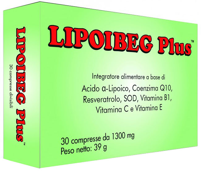 LIPOIBEG PLUS 30 COMPRESSE DA 1300 MG - Metafarm
