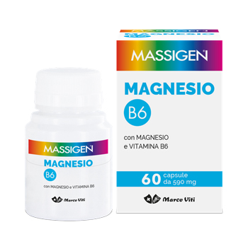 MASSIGEN MAGNESIO B6 60 CAPSULE - Metafarm