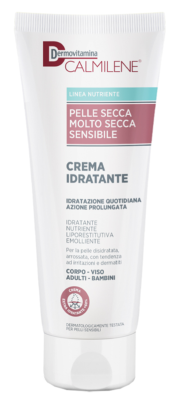 DERMOVITAMINA CALMILENE CREMA IDRATANTE PER PELLE SECCA, MOLTO SECCA E SENSIBILE 250 ML - Metafarm