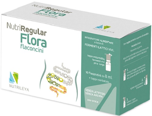 NUTRIREGULAR FLORA 10 FLACONCINI 8 ML - Metafarm