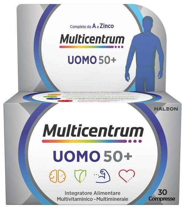 MULTICENTRUM UOMO 50+ 30 COMPRESSE - Metafarm