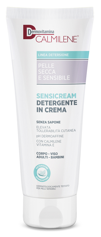 DERMOVITAMINA CALMILENE SENSICREAM DETERGENTE IN CREMA SENZA SAPONE PER PELLE SECCA E SENSIBILE 250 ML - Metafarm