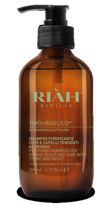 RIAH TIMO BASILICO SHAMPOO PURIFICANTE CAPELLI GRASSI 200 ML - Metafarm