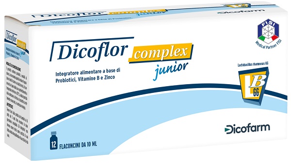 DICOFLOR COMPLEX JUNIOR 12 FLACONI DA 10 ML - Metafarm