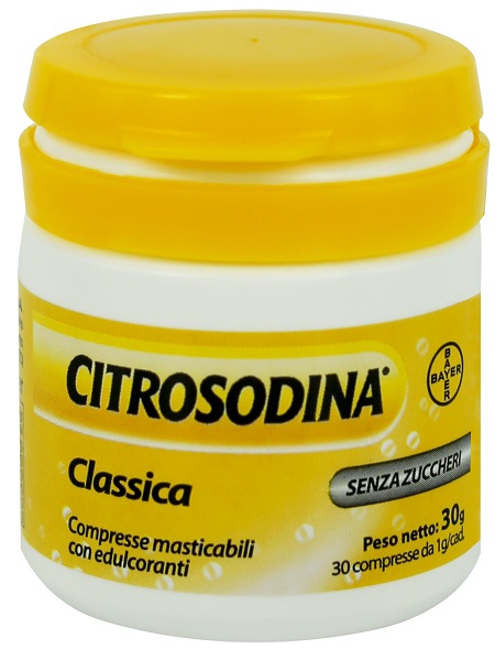 CITROSODINA CLASSICA 30 COMPRESSE MASTICABILI - Metafarm