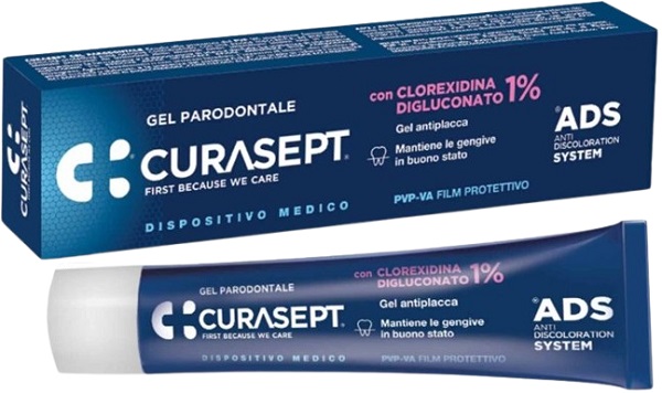 CURASEPT ADS GEL PARODONTALE CLOREXIDINA DIGLUCONATO 1% 30 ML - Metafarm