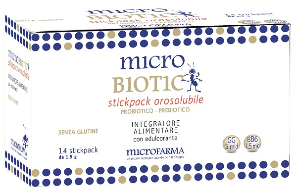 MICROBIOTIC STICK PACK 14 BUSTINE - Metafarm