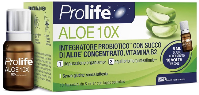 PROLIFE ALOE 10 FLACONI X 8 ML - Metafarm