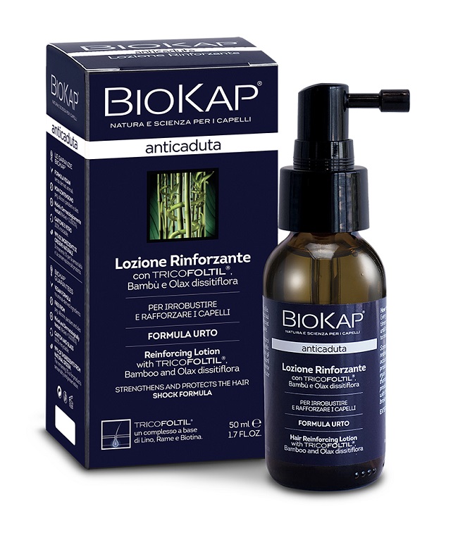 BIOKAP LOZIONE RINFORZANTE ANTICADUTA CON TRICOFOLTIL NUOVA FORMULA 50 ML - Metafarm