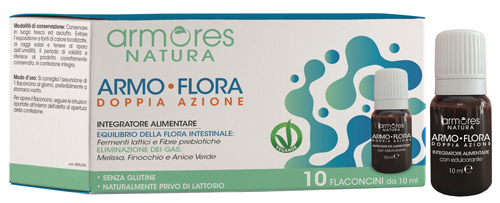 ARMORES ARMO FLORA DOPPIA AZIONE 10 FLACONCINI DA 10 ML - Metafarm