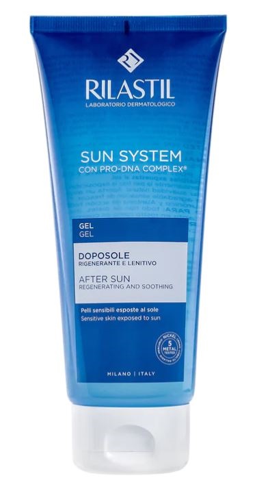 RILASTIL SUN SYSTEM GEL DOPOSOLE 200 ML - Metafarm