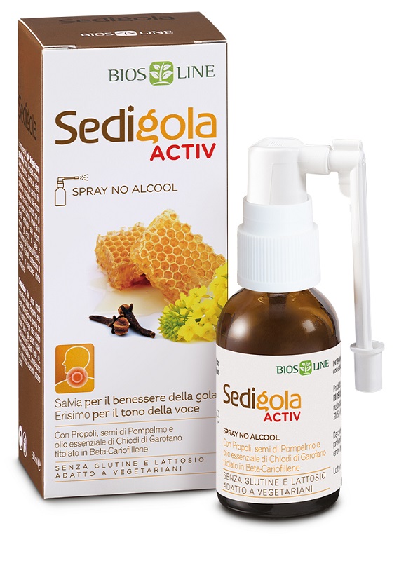APIX SEDIGOLA ACTIV SPRAY GOLA 30 ML - Metafarm
