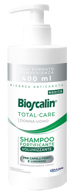 BIOSCALIN TOTAL CARE SHAMPOO FORTIFICANTE VOLUMIZZANTE 400 ML - Metafarm