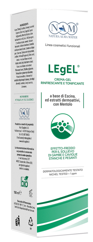LEGEL CREMA-GEL RIFRESCANTE E TONIFICANTE PER GAMBE 150 ML - Metafarm