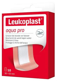 LEUKOPLAST AQUAPRO 63X38 10 PEZZI - Metafarm