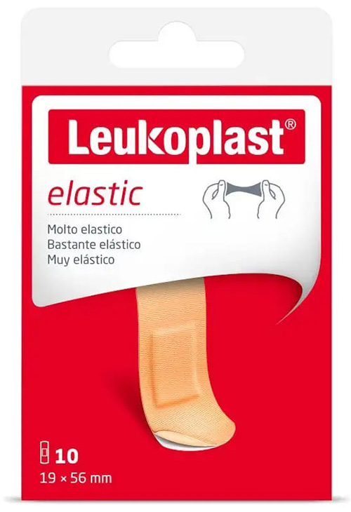 LEUKOPLAST ELASTIC 56X19 10 PEZZI - Metafarm
