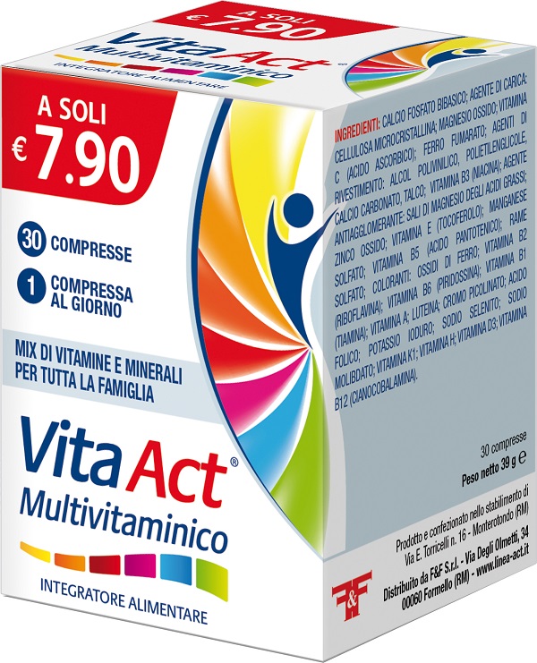 VITA ACT MULTIVITAMINICO 30 COMPRESSE - Metafarm