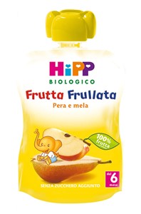 HIPP BIO FRUTTA FRULLATA PERA MELA 90 G - Metafarm