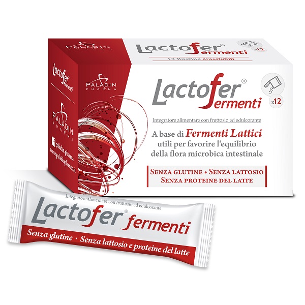LACTOFER FERMENTI 12 BUSTINE OROSOLUBILI - Metafarm