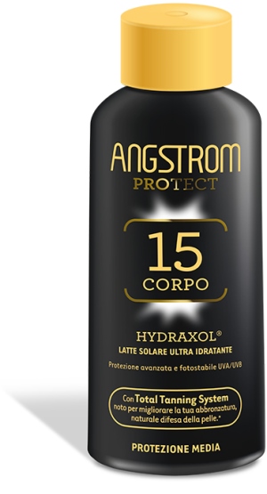 ANGSTROM PROTECT HYDRAXOL LATTE SOLARE PROTEZIONE 15 200 ML - Metafarm