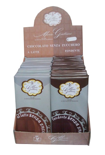 TAVOLETTA CIOCCOLATO AL LATTE SENZA ZUCCHERO 100 G - Metafarm