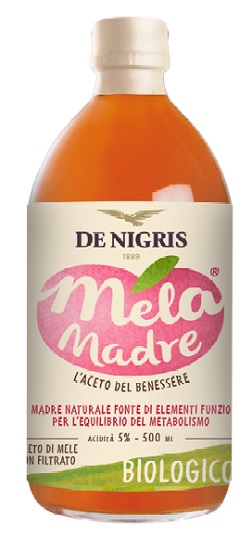 MELA MADRE ACETO MELE BIOLOGICO NON FILTRATO E NON PASTORIZZATO 500 ML - Metafarm