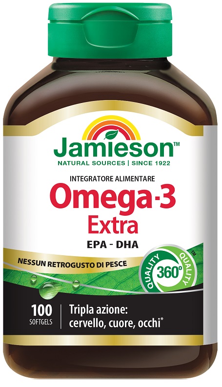 JAMIESON OMEGA 3 EXTRA 100 PERLE - Metafarm