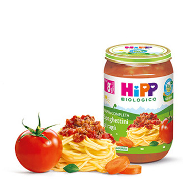 HIPP BIO SPAGHETTINI AL RAGU' 220 G - Metafarm