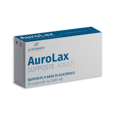SUPPOSTE AUROLAX GLICEROLO 2500 MG 18 SUPPOSTE - Metafarm