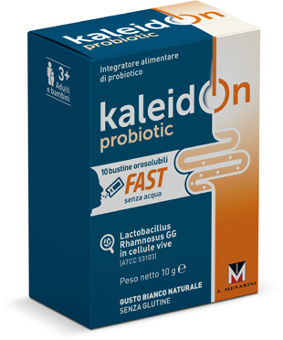 KALEIDON PROBIOTIC FAST BIANCO NATURALE 10 BUSTE OROSOLUBILI - Metafarm