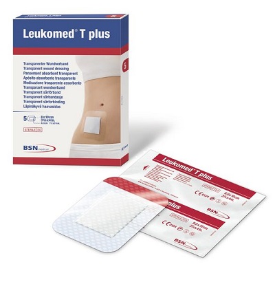 LEUKOMED T PLUS MEDICAZIONE POST-OPERATORIA TRASPARENTE IMPERMEABILE 7,2 X 5 CM - Metafarm