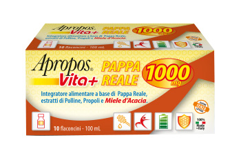 APROPOS VITA+ PAPPA REALE 1000MG 10 FLACONCINI DA 10 ML - Metafarm