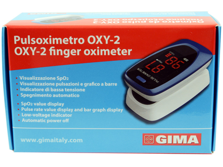 PULSOXIMETRO DA DITO OXY-2 SCHERMO LED 60X30,5X32,5MM 1 PEZZO - Metafarm