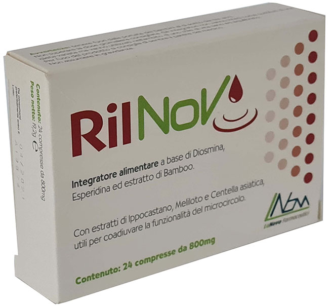 RILNOV 24 COMPRESSE 800 MG - Metafarm