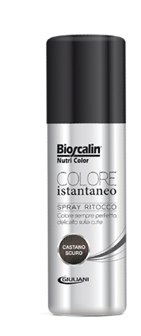 BIOSCALIN NUTRICOLOR SPRAY COLORE ISTANTANEO CASTANO SCURO 75 ML - Metafarm