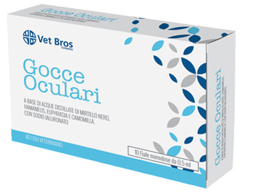 VET BROS SOLUZIONE SALINA STERILE OFTALMICA AD USO VETERINARIO 10 FIALE DA 5 ML - Metafarm