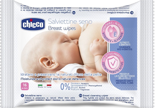 CHICCO SALVIETTE DETERGENTI PER IL SENO 16 PEZZI - Metafarm